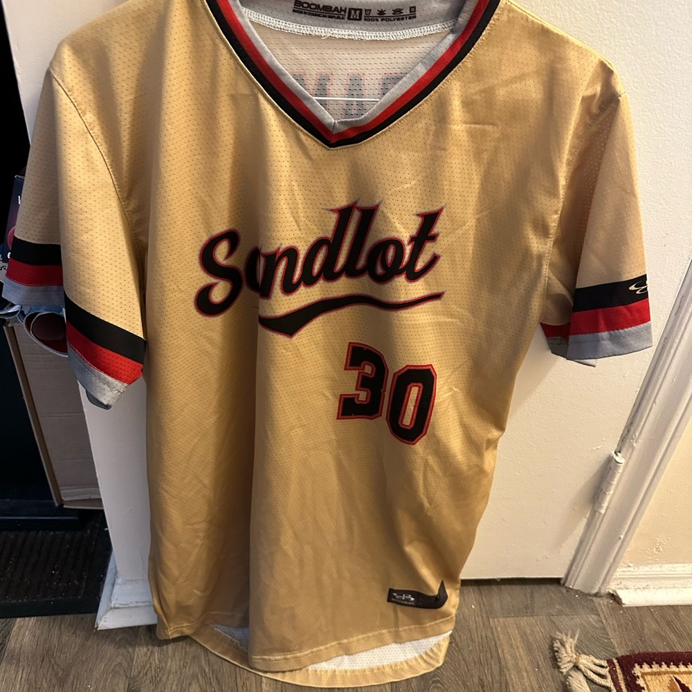 Sandlot Gold Baseball Jersey